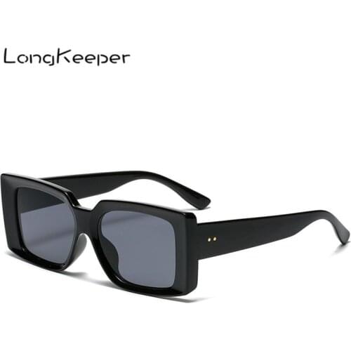 Retro Rectangle Sunglasses Women Brand Designer Vintage Small Square Sun Glasses Ladies UV400 Oculos Lunette De Soleil Femme