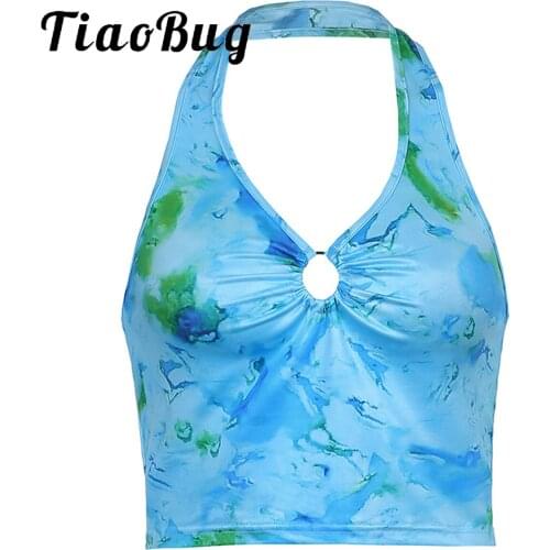 TiaoBug Women's Crop Tops
