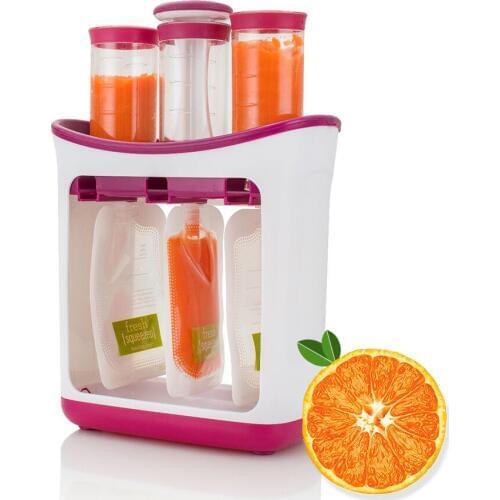 Infant Fruit Mashing Squeezing Children Food Storage Machine Baby Food Container Newborn Fresh Squeezed Fruit Juice Station