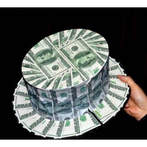 Magic Bill To Hat Magic Hat,Magic Tricks,Stage Magic Props,Street,Illusions,Fun,Close Up,Accessories,Gimmick