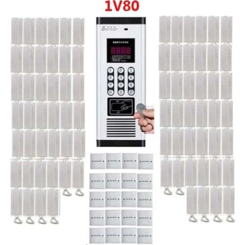 XinSiLu Reasonable Price non-visual building intercom system.for 80-apartment audio door phone,ID card&Password unlock function