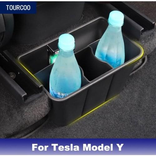 For Tesla Model Y Car Rear Center Storage Box for Tesla Model Y Car Styling Modification Accessories