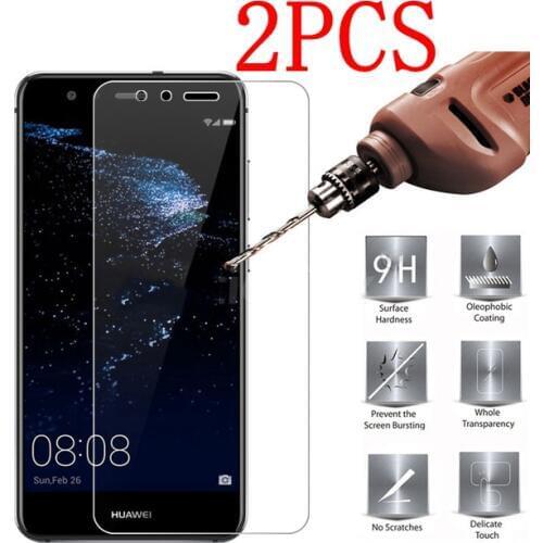 2PCS Tempered Glass For Huawei P10 Lite Screen Protector Thoughed protective film For Huawei Nova youth glass