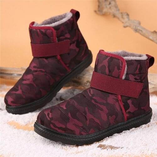 Woman Snow Boots Plush Couples Warm Ankle Boots For Women Winter Boots Waterproof Women Boots Female Winter Shoes Women Booties
