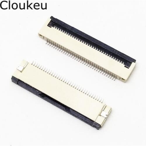 10Pcs FPC FFC Connector cable socket 0.5MM 36Pin Clamshell Bottom Contact Type