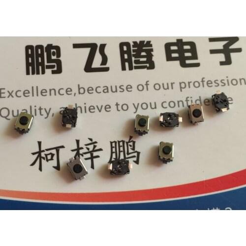 25PCS/lot High-quality tact switch SMD 2 feet 3*4*2mm small tortoise micro-action button switch square with fixed point