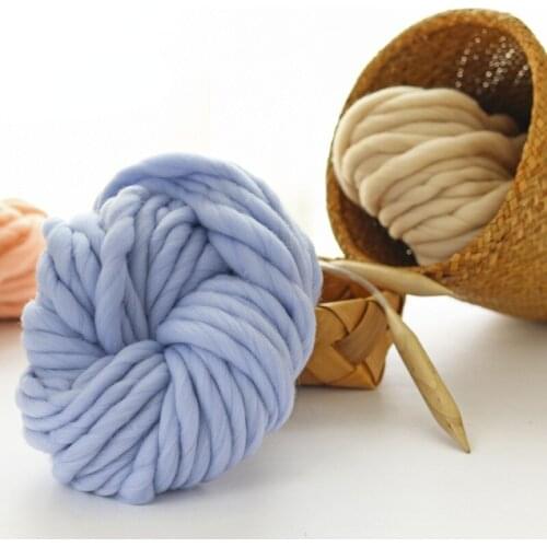 250g Icelandic wool Korean coarse scarf yarn DIY coarse wool hand woven shawl blanket cats nest wool
