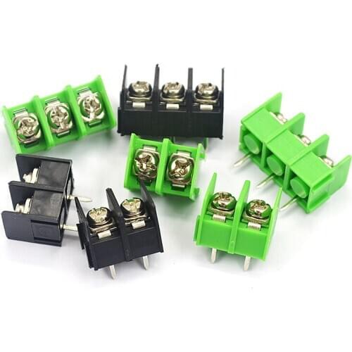 5pcs KF7.62-2P3P4P position terminal block PCB terminal connection plug-in 7.62mm can be stitched green / black