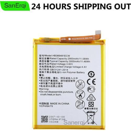 Battery For Huawei P10 Lite WAS-L03T WAS-LX3 LX2J WAS-LX2J LX1 Bateria Batterieij Batterie Mobile Phone 3000mAh