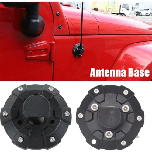 Antenna Base Cover For Jeep Wrangler JK JL JLU JT Rubicon Sahara Sport 2007-2021