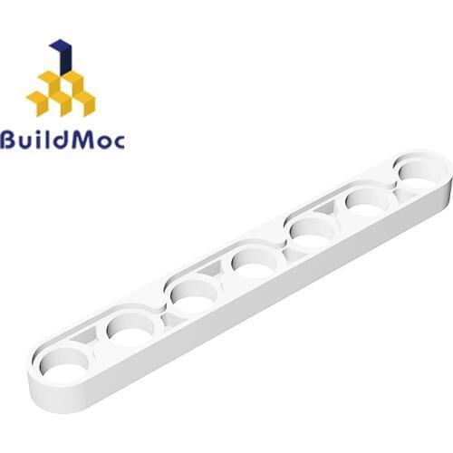 BuildMOC Compatible Assembles Particles 32065 1x7 For Building Blocks Parts DIY LOGO Educational Cre