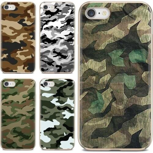 Colorful Army Camo Camouflage Skin pop Soft Case For iPhone iPod Touch 11 12 Pro 4 4S 5 5S SE 5C 6 6S 7 8 X XR XS Plus Max 2020
