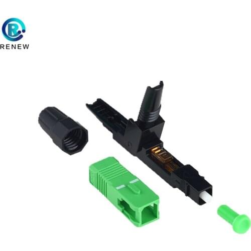 FTTH CIXI LX-01 Cold Joint Easy To Use Fiber Covered Wire SC APC Quick Connector Optic Fast Free Shipping Optical 55mm Length