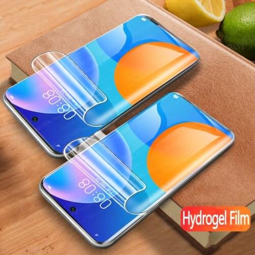 ２Pcs Hydrogel Film For Huawei P Smart 2021 Screen Protector Film For Huawei P Smart Z Plus Pro 2019 Protective Film Not Glass