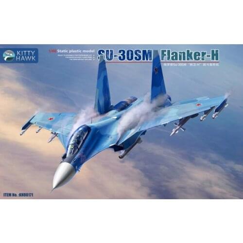 Kitty Hawk KH80171 1/48 Russia SU-30SM Flanker-H static plastic model 2020 HOT