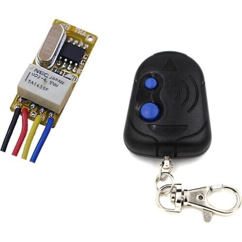DC3V 3.6V 3.7V 5V 6V 7.4V 9V 12V Mini Relay Wireless Switch Remote Control Power LED Lamp Controller Micro Receiver Transmitter
