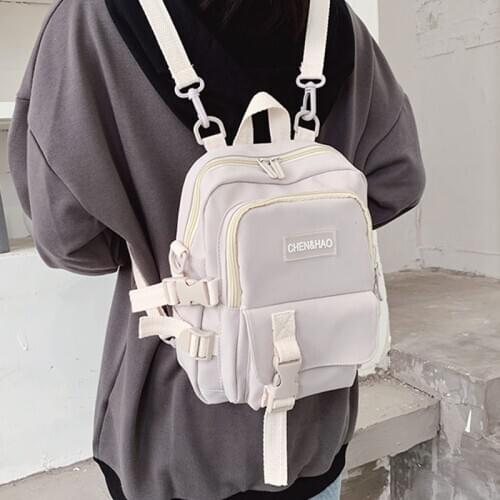 Fashion Mini Backpack Women Kawaii Shoulder Bag for Teenage Girls Multi-Function Small Bagpack Ladies Travle School Backpacks 50