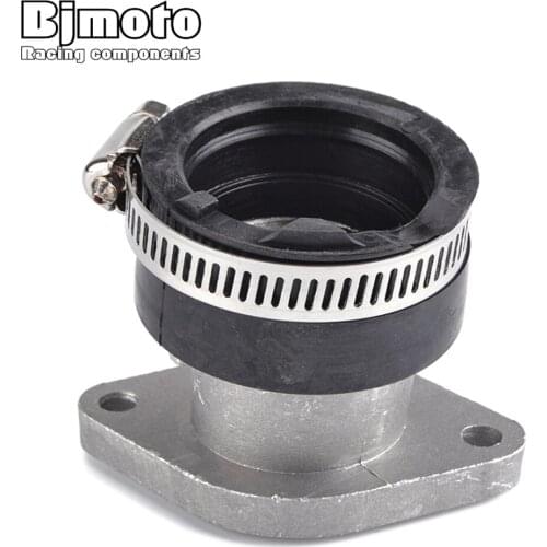 BJMTOTO 4XE-13586-00 Motorcycle Carburetor Interface Intake Manifold Adapters Boot For Yamaha Bear Tracker 250 YFM250X 1999-2004