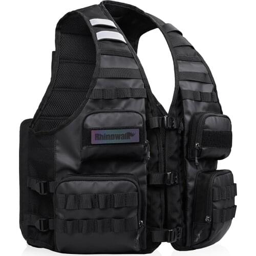 Motorcycle Vest Mens Moto Motorbike Waistcoat Clothing Multi Pocket Motocross Racing Touring Night Riding Reflective Jacket