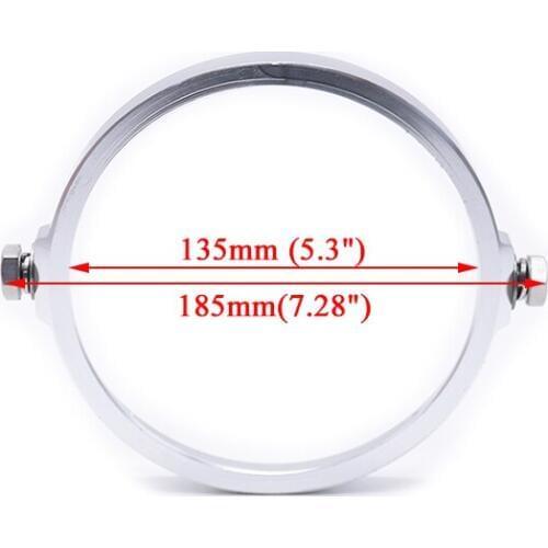 5.75" Motorcycle Headlamp Frame Motorbike Scooter Motor Retro 5.75 Inch Headlight Cover Circle for Cafe Racer Honda Yamaha