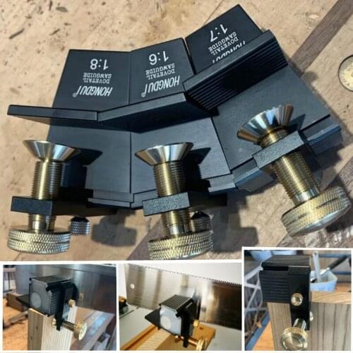 Woodworking Dovetail Guide Rail Saw Gauge Manual 1: 6 1: 7 1: 8 90-Degree Right Angle Saw Cutting Gauge