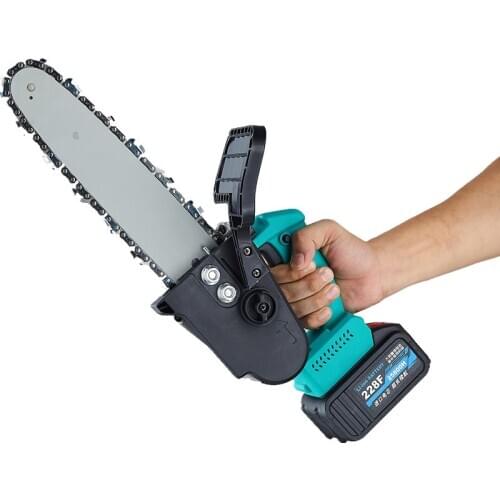 NEW 8Inch 21V Cordless Chainsaw 21V/4AH Battery Sharing with Pruner Shear Brushless Motor Household Wood Cutter Garden Tools