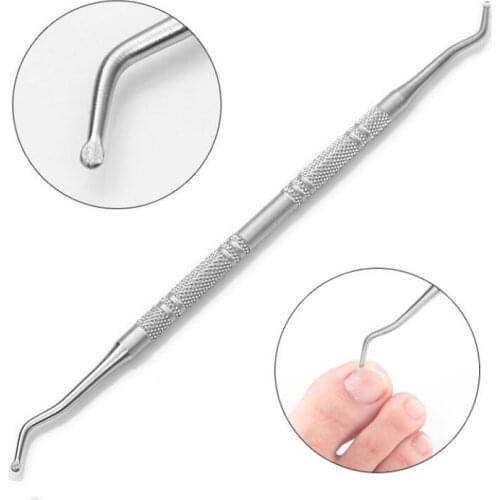 Toe Nail File Foot Nail Care Hook Ingrown Double Ended Ingrown Toe Correction Lifter File Manicure Pedicure Toenails Clean Tool