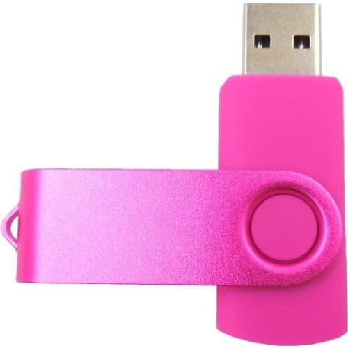Swivel USB Flash Drives Thumb Drives Pen Drives with Colored Aluminum Shell 10pcs