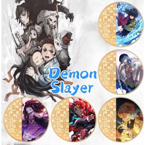 Classic Film Characters Gold Plated Commemorative Coin Collectibles Medal Original Coin Gifts for Anime Fans
