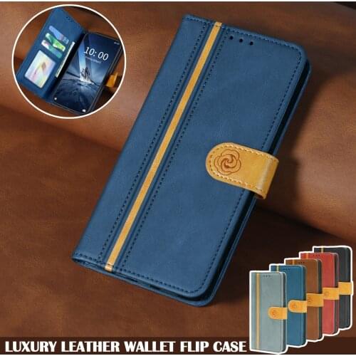 For Samsung Galaxy S21 Ultra Plus S20 FE Case Luxury Leather Wallet Flip Cover