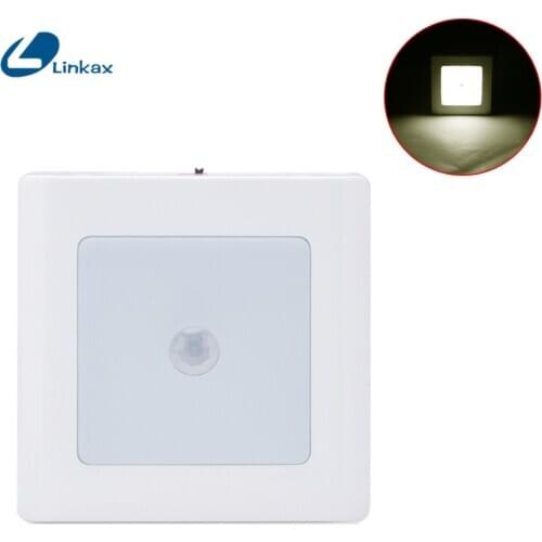 PIR Motion Sensor 8 LED Cabinet Light Closet Wireless Wall Lamp Warm White Corridor Stair Light Kitchen Bedroom Night Smart Lamp