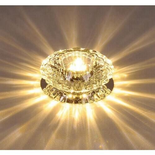 TOP Aisle Flush LED ceiling lamp living room crystal corridor aisle lights LED Ceiling Lights Luces Front techo Balcony lamp Por