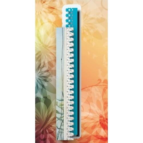 Piggy Craft metal cutting dies cut die mold Flower border Scrapbook paper craft knife mould blade punch stencils dies