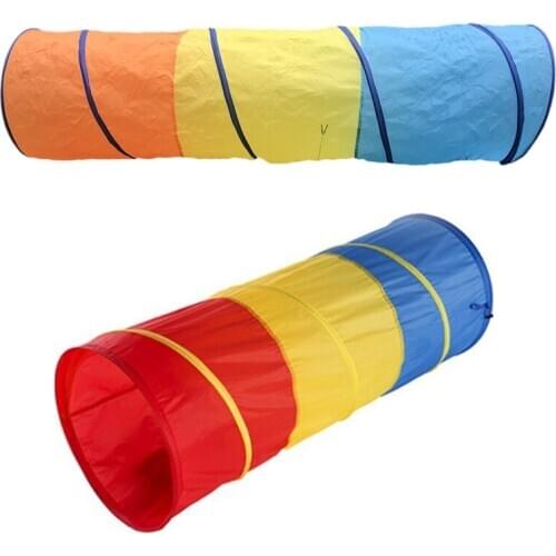 Three Colors Toy Baby Cawling Tunnel Kids Tube Toy Outdoor And Indoor Baby Play Crawling Games Tent Access Game