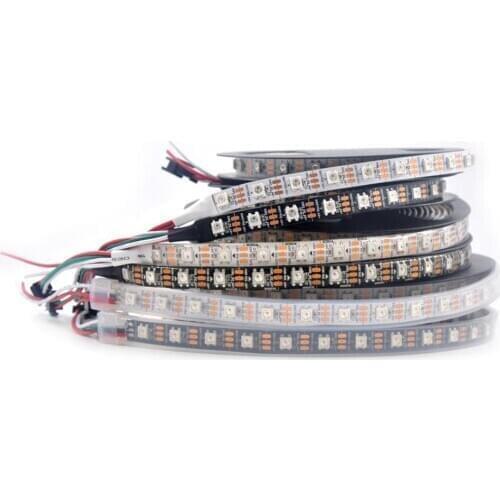 100M 20X5M high-quality 5M SK6812 60LEDS/M LED Strip Light 5050 RGB Digital Dream color Flex LED Strip Individual Addressable 5V