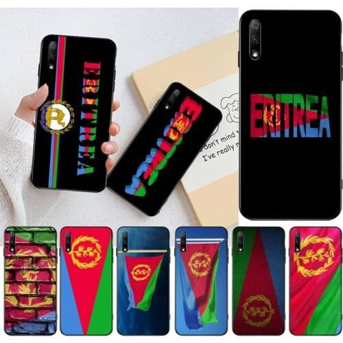 YJZFDYRM Eritrea National Flag Luxury Unique Phone Cover for Huawei Honor 30 20 10 9 8 8x 8c v30 Lite view pro