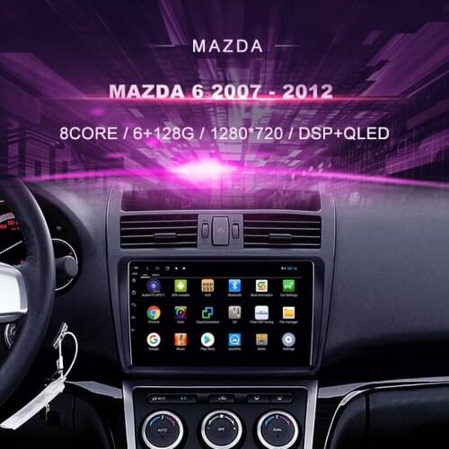 Car DVD For Mazda 6 2007 - 2012 Car Radio Multimedia Video Player Navigation GPS Android10.0 Double Din