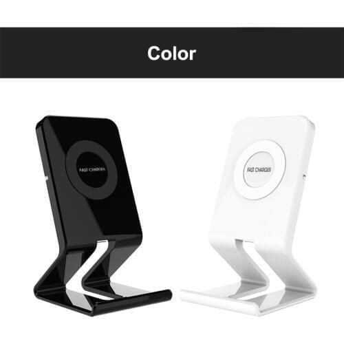 10W 7.5W Qi Wireless Charger For iPhone 8 X XS Max XR Samsung S9 Fast Wirless Wireless Charging Pad Docking Dock Station