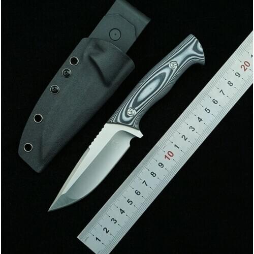 BOLTE new DC53 steel integrated fixed blade G10 handle KYDEX sheath outdoor camping survival kitchen knife EDC gift tool