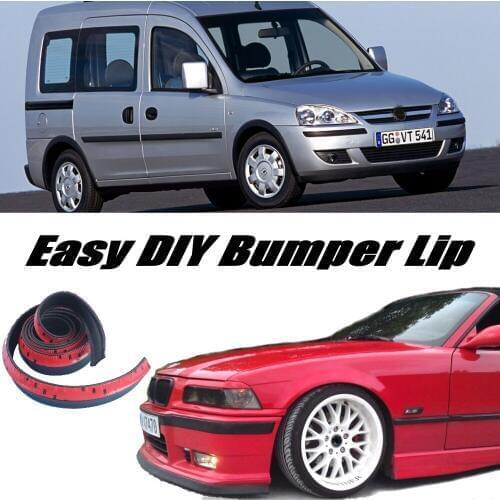 NOVOVISU Bumper Lip Deflector Lips For Vauxhall Combo Front Spoiler Skirt For Car Tuning / Body Kit / Strip