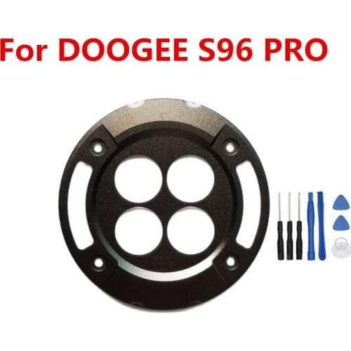 For DOOGEE S96 PRO 6.22inch Cell Phone Rear Camera Decoration Metal Frame Repair Part Garnish Decorative Accessories