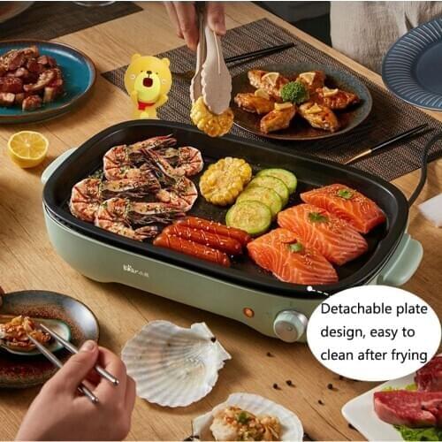 5 People Electric Oven Household Electric Baking Pan Smokeless Multi-function Barbecue Meat Machine Grilled Fish Teppanyaki Dish