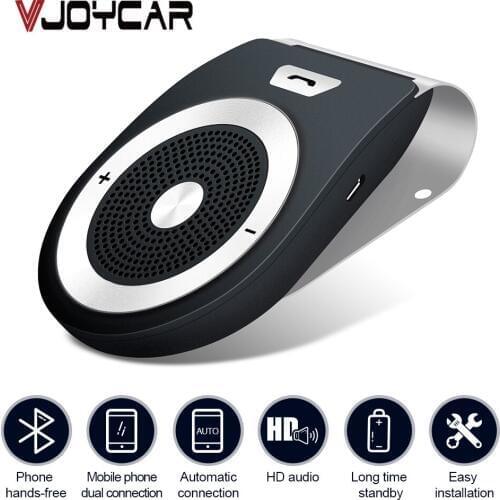 2017 Hot Car Bluetooth Kit Handsfree Speaker Phone Support Bluetooth 4.1 EDR Wireless Car Kit Mini Visor Can Hands Free Call