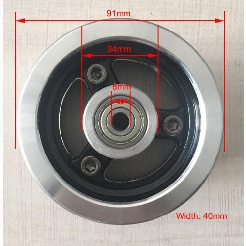 Rim Set 6X2 with bearings 628z or 6000 for 6 Inch Electric Mobility Scooter e-Bike