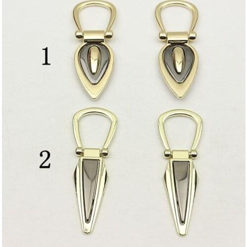 Metal Bag Side Clip Buckles Chain Rings Hang Hooks DIY Luggage Hardware Jewelry Decoration Accessory