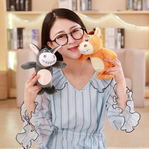 New Cute Speaking Music Walking Plush Donkey Electronic Pets Toy Stuffed Animals Educational Toys for Kids Baby Gift