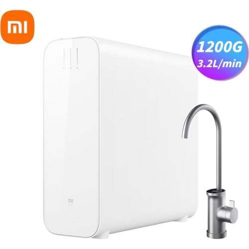 Xiaomi Mi Water Purifier 1200G Dual RO Reverse Osmosis Filtration Filter 3.2L/Min Large Flow Faucet TDS Display Smart Mijia APP