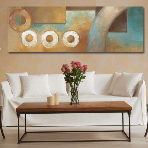 Modern Circle Abstract Long Canvas Print Painting Poster And Prints For Living Room Picture Home Decoration Wall Art No Frame