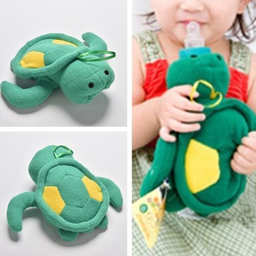 Cute Baby Kids Cartoon Feeding Bottles Bag Turtle Milk Bottle Pouch Cover Toys
