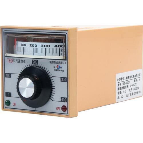 TED-2001 pointer temperature controller AC220V /AC380V K type 0-1200 degree oven thermostat